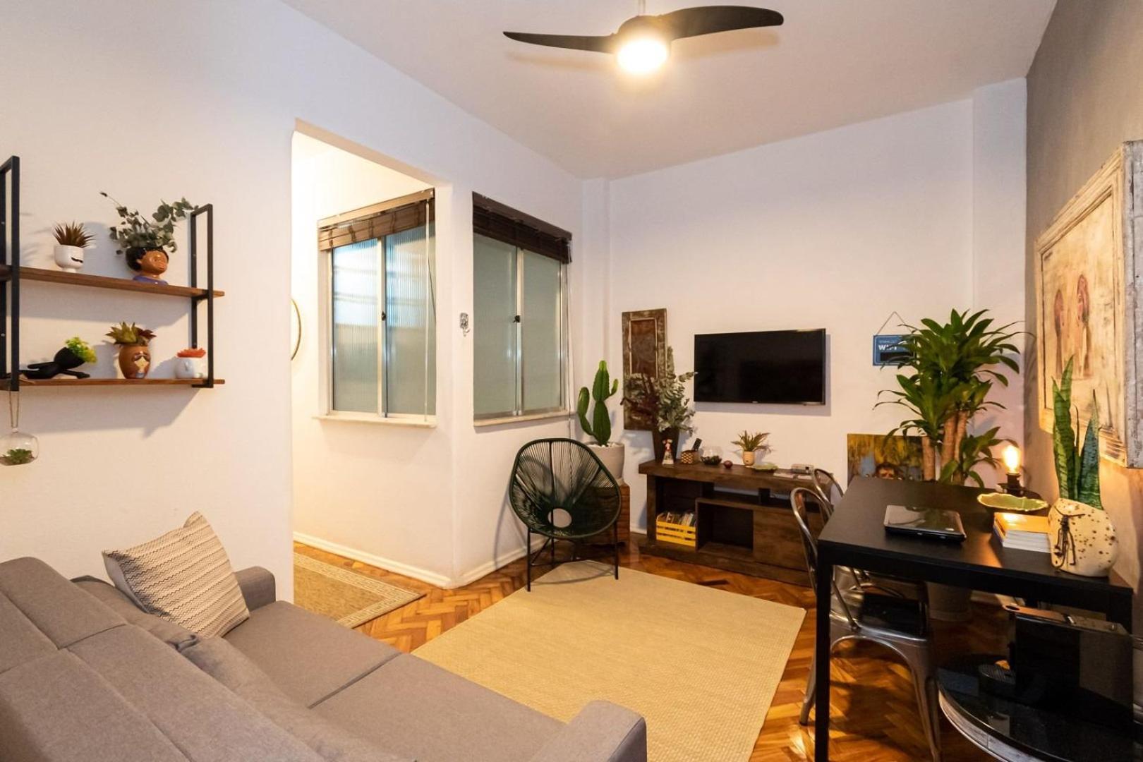 Appartement Omar do Rio - JG 42/701: Moderno Qto&sala, Internet 240mbps, Smart TV, VideoGame Retrô + Alexa  à Rio de Janeiro Extérieur photo