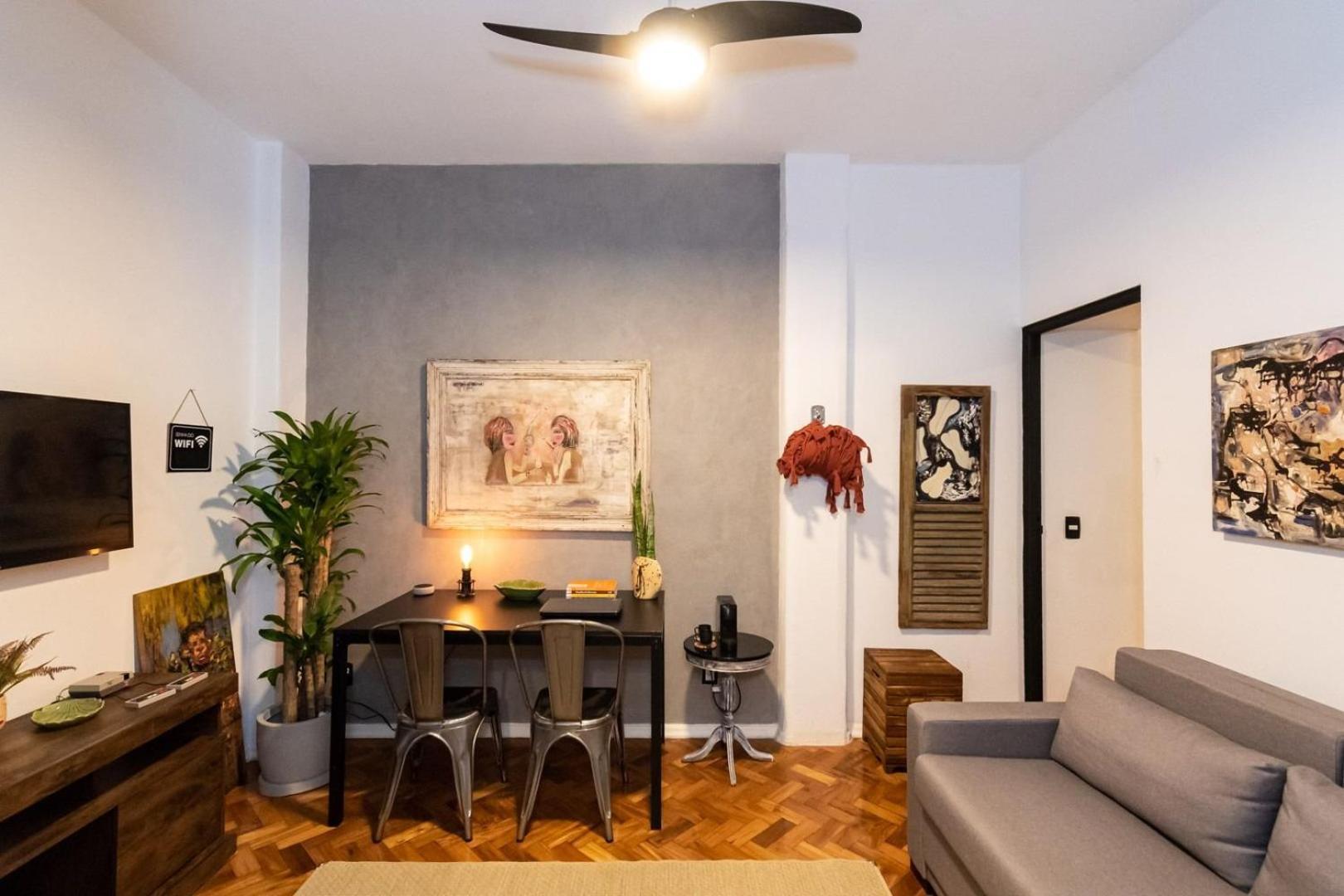 Appartement Omar do Rio - JG 42/701: Moderno Qto&sala, Internet 240mbps, Smart TV, VideoGame Retrô + Alexa  à Rio de Janeiro Extérieur photo