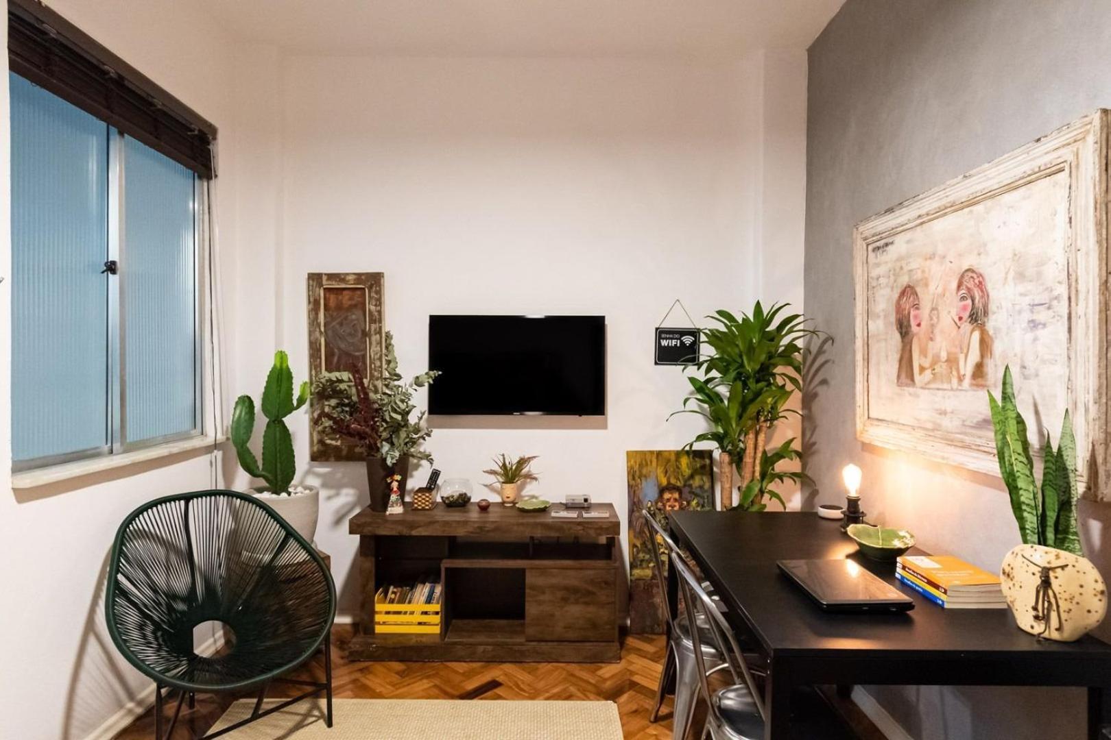 Appartement Omar do Rio - JG 42/701: Moderno Qto&sala, Internet 240mbps, Smart TV, VideoGame Retrô + Alexa  à Rio de Janeiro Extérieur photo