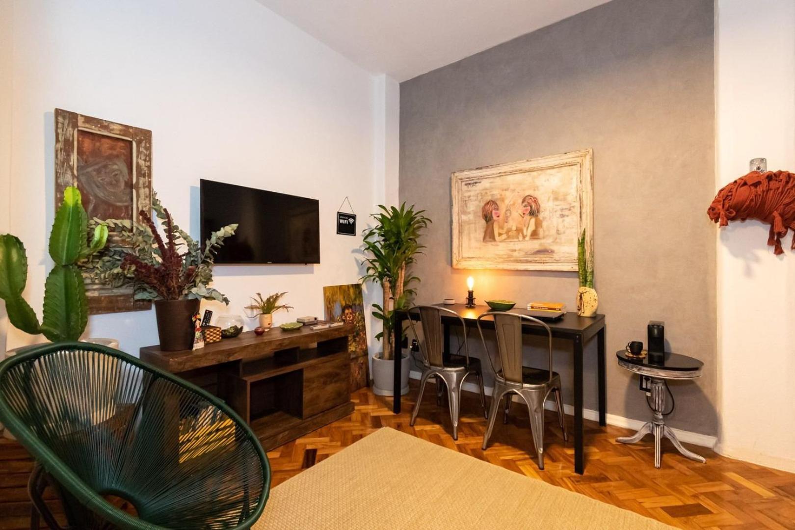 Appartement Omar do Rio - JG 42/701: Moderno Qto&sala, Internet 240mbps, Smart TV, VideoGame Retrô + Alexa  à Rio de Janeiro Extérieur photo