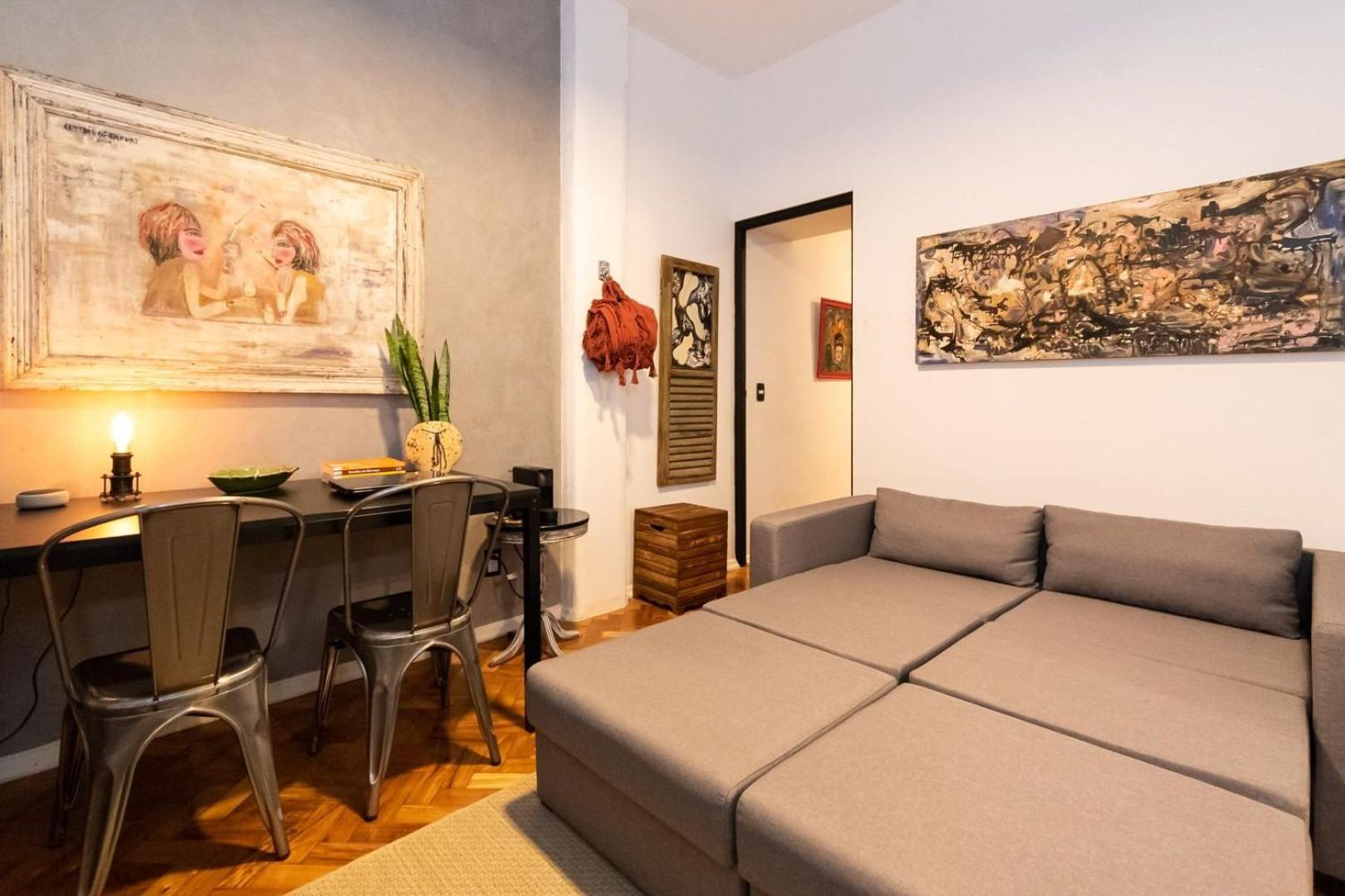 Appartement Omar do Rio - JG 42/701: Moderno Qto&sala, Internet 240mbps, Smart TV, VideoGame Retrô + Alexa  à Rio de Janeiro Extérieur photo